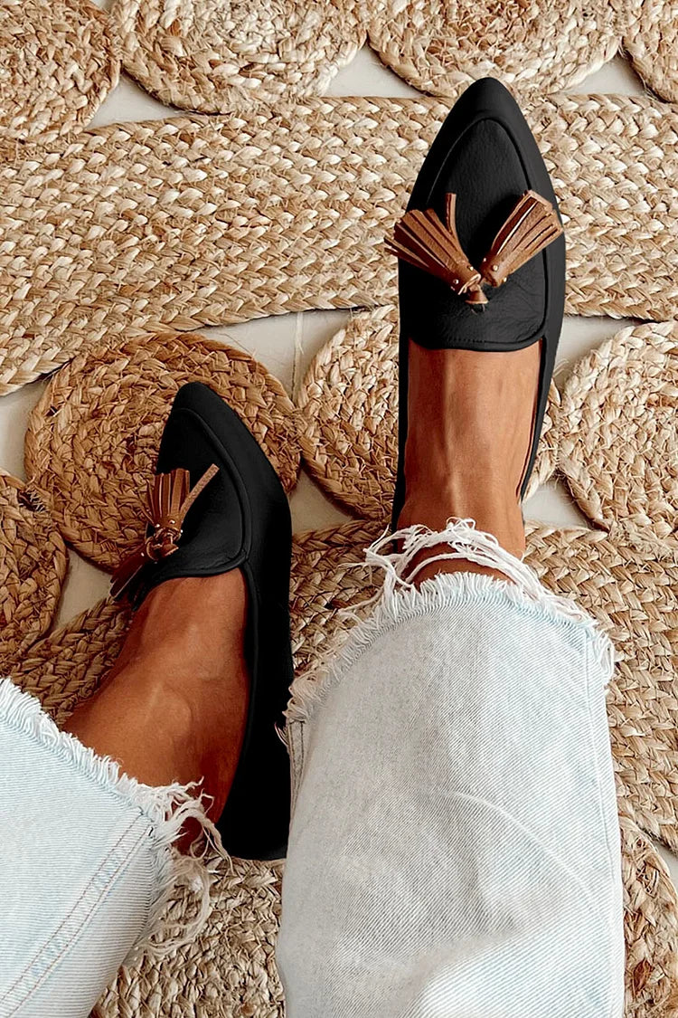 Milo | Chic Tasselled Pointed Loafers