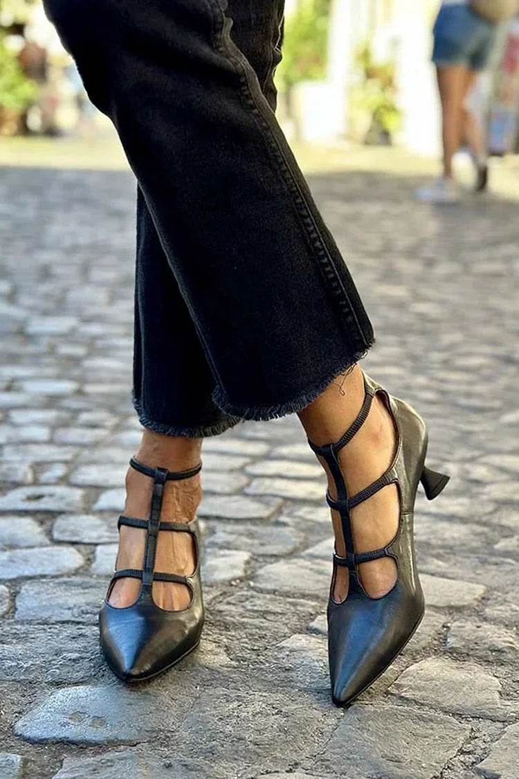 Mira | Chic Strap Pumps