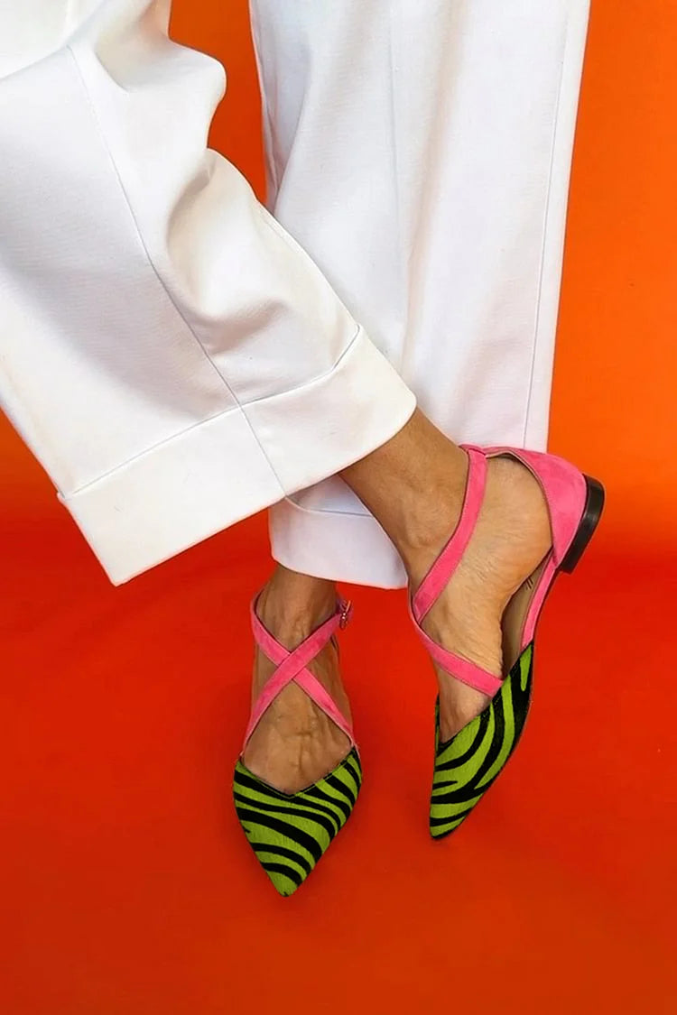 Zara | Chic Zebra Print Flats